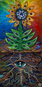Image of All Seeing Flower Poster