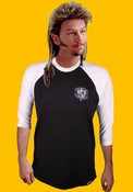 Image of Orchard Tee - Vice Crest Logo Raglan - Black / White