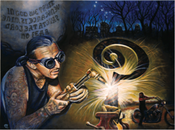 Image of Indian Larry on Canvas