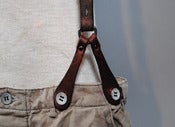 Image of RECONSTRUCTED 1940'S SWISS MILITARY SUSPENDERS