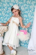 Image of Blossom Satchel - Flower Girl Basket Alternative/Handbag