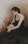 Image of Black Ballerina Print