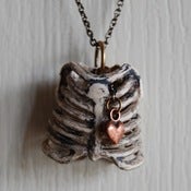 Image of Uncaged Heart Necklace