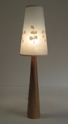 Image of Cone Lampshade - Round Leaf Cream