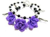 Image of Guns N Roses Purple Bracelet