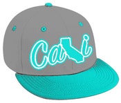 Image of CALI SNAPBACK (GREY/CHLORINE BLUE)