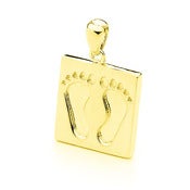Image of Baby Feet - Classic Pandora Style in 9ct Solid Yellow Gold