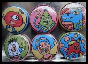 Image of Set of Six 1" Buttons