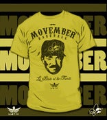 Image of Movember Baseball T-Shirt Mr. Baseball (Jaune Moutarde)
