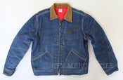 Image of Vintage Lee 191-LB Union Made Sanforized Indigo Denim Lined Work Jacket Size 42 M/L