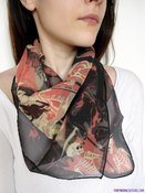 Image of Carmen Small Silk Scarf