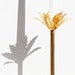 Image of Double Leaf Brass Candle Holder