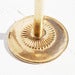 Image of Single Leaf Brass Candle Holder
