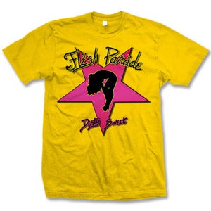Image of Flesh Parade "Dirty Sweet" Yellow Cover Shirt 