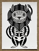Image of Lion of the Dead (Black and White) SOLD OUT