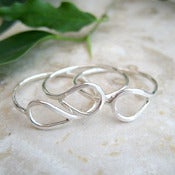 Image of Petal Stacking Rings - Set of 3