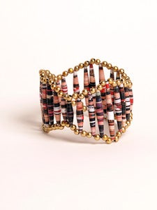 Image of "Fish" Paper Bead Bracelet.PPB01