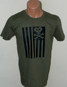 Image of Heartbreak Beat "Black Flag" Two-Sided Mens T-Shirt