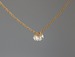 Image of White Diamond Briollette Necklace