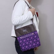 Image of purple and brown hipster