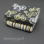 Image of bicycle burp cloths