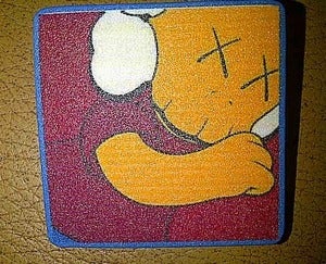 Image of A.R.T.S.Y MAGAZINExKAWS PIN-MULIT-COLOR