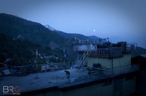 Image of LIMITED EDITION PRINT: View of Mac Leod Ganj, Dharamsala, India
