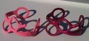 Image of (Pink or Fushia Purple) Real Scissors Bracelet - Wrist Cuff - Bangle