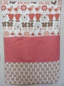 Image of Plaid enfant "bucolique" aux ronds caramel