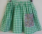 Image of Summer check skirt