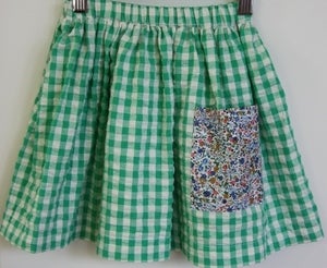 Image of Summer check skirt