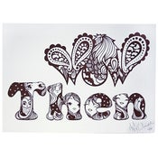 Image of Matt Sewell and Pinky - Now Then - limited edition Screen Print