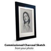 Image of Commissioned Charcoal Sketch from YOUR photo