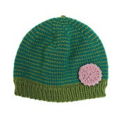 Image of 'Basil' Apricot Hat 100% handknitted merino