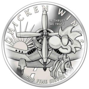 Image of Silver Chicken (10 Year Anniversary Silver Coin)