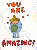 Image of YOU ARE AMAZING (STRAW HAT)