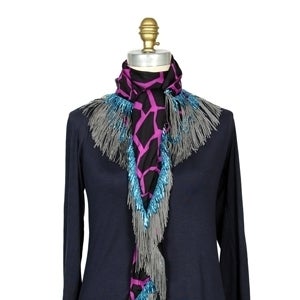 Image of Pink and Black Prova Scarf