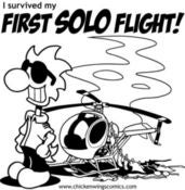 Image of T-Shirt "First Solo - Helicopter"