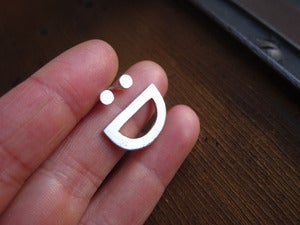 Image of Happy Face Ring :D - Handmade Silver Ring