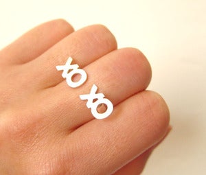 Image of xoxo Ring, Hugs and Kisses - Handmade Silver Ring