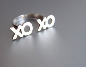 Image of XO Ring, Hugs & Kisses - Handmade Silver Ring