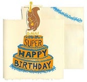Image of Naughty Squirrel Pop Up Birthday Card  ♥ SOLD OUT! ♥