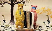 Image of Illustrated Office bear -Yellow