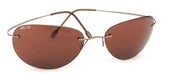 Image of Aviator Sunglasses "Argento2" - rose