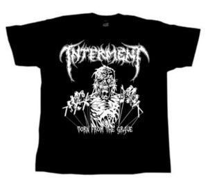 Image of INTERMENT "Torn From The Grave" T-Shirt
