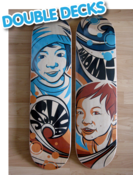 Image of Skateboard Portrait (Double)
