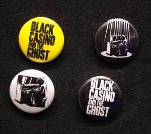 Image of Black Casino and the Ghost Badges Set of 4