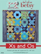 Image of Xs and Os quilt pattern