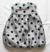 Image of Grey Taffeta Bubble Dress