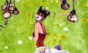 Image of Drapery Girl Print